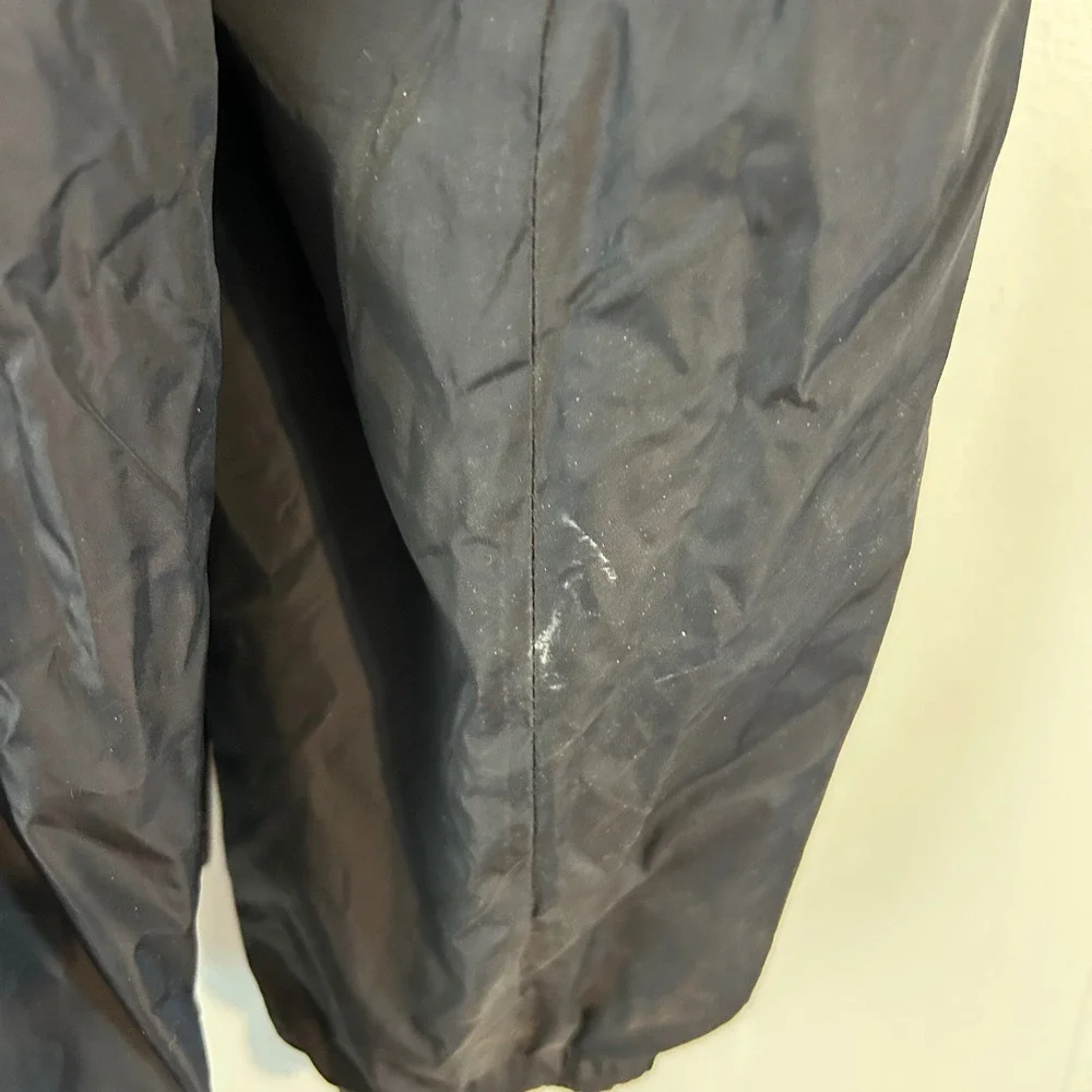 Abercrombie Fleece Lined Reversible Jacket Mens Black Full Zip Outerwear xl/2xl‎